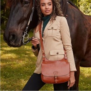 Patricia Nash - heritage collection full grain saddle bag